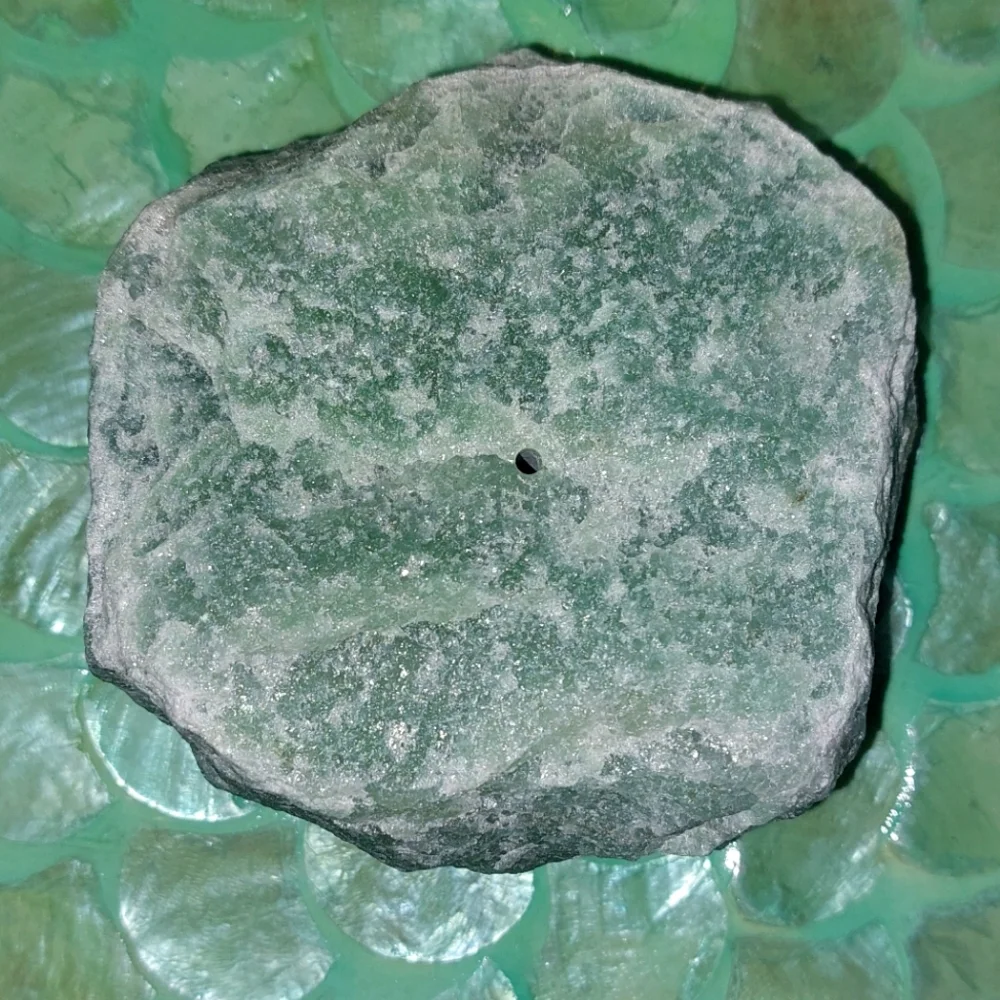Rough Green Aventurine Incense Holder